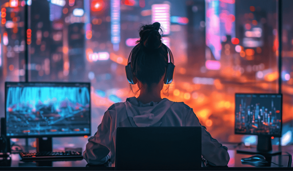 City Skyline + Tech Elements-web nova