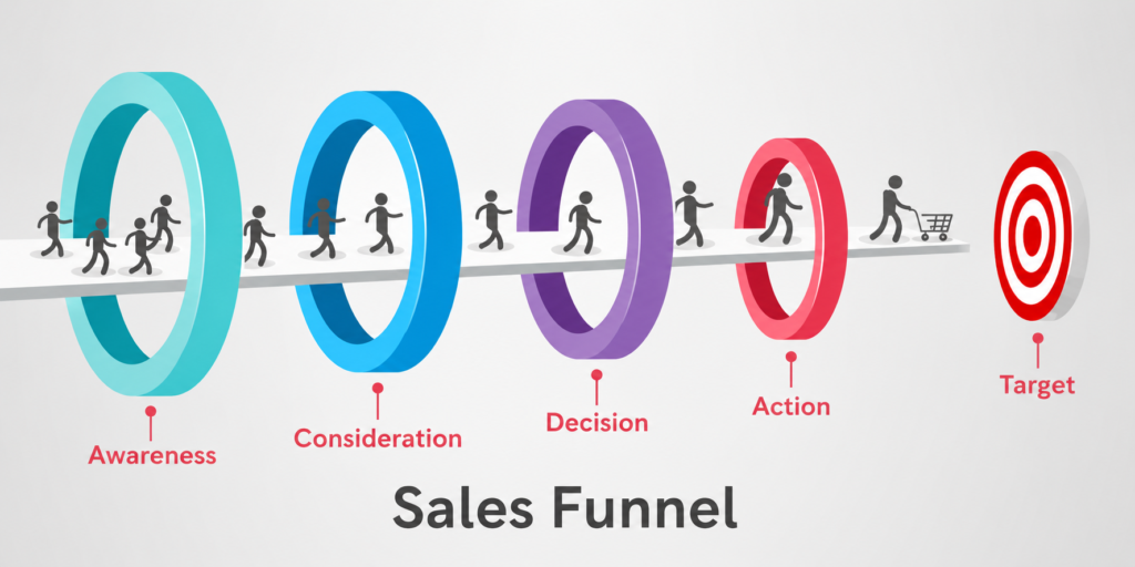 Sales funnel for beginners step-by-step guide to converting leads into customers