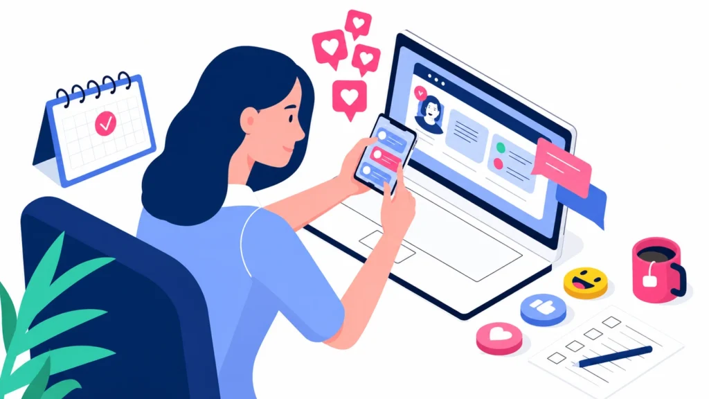 How to Grow on Social Media Organically Without Paying for Ads using engaging content and consistent social media management.